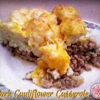 Pork Cauliflower Casserole