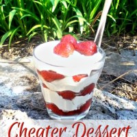 Cheater Dessert in Glass