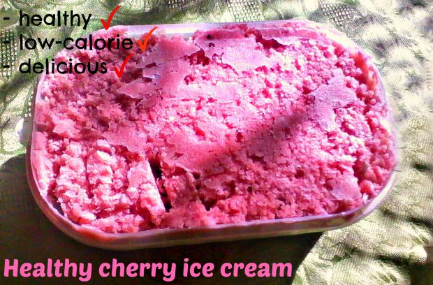 Healthy Cherry Ice Cream - Anna Can Do It!