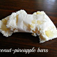 Coconut-pineapple bars