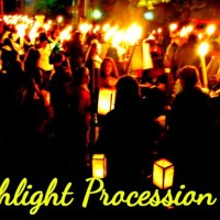 Torchlight Procession and walking