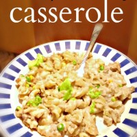 Herbed pork-iceberg casserole