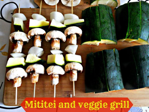 Mititei and veggie grill - Anna Can Do It!