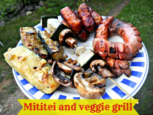 Mititei and veggie grill - Anna Can Do It!
