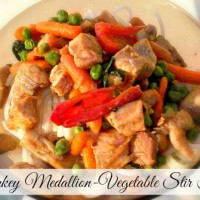 Turkey Medallion-Vegetable Stir Fry