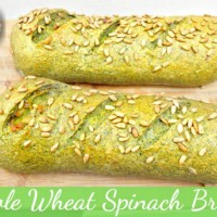 Whole Wheat Spinach Bread