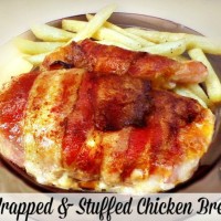 Wrapped Stuffed Chicken Breast