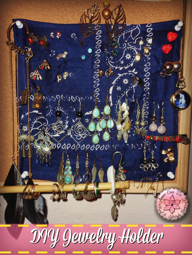 DIY Jewelry Holder - Anna Can Do It!