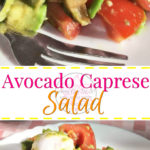 Avocado Caprese Salad - Anna Can Do It! * Quick, easy and healthy Avocado Caprese Salad with roasted mushroom, creamy avocado, fresh tomato and rich mozzarella. It's a perfect salad for breakfast, dinner or lunch, filling, yet light!