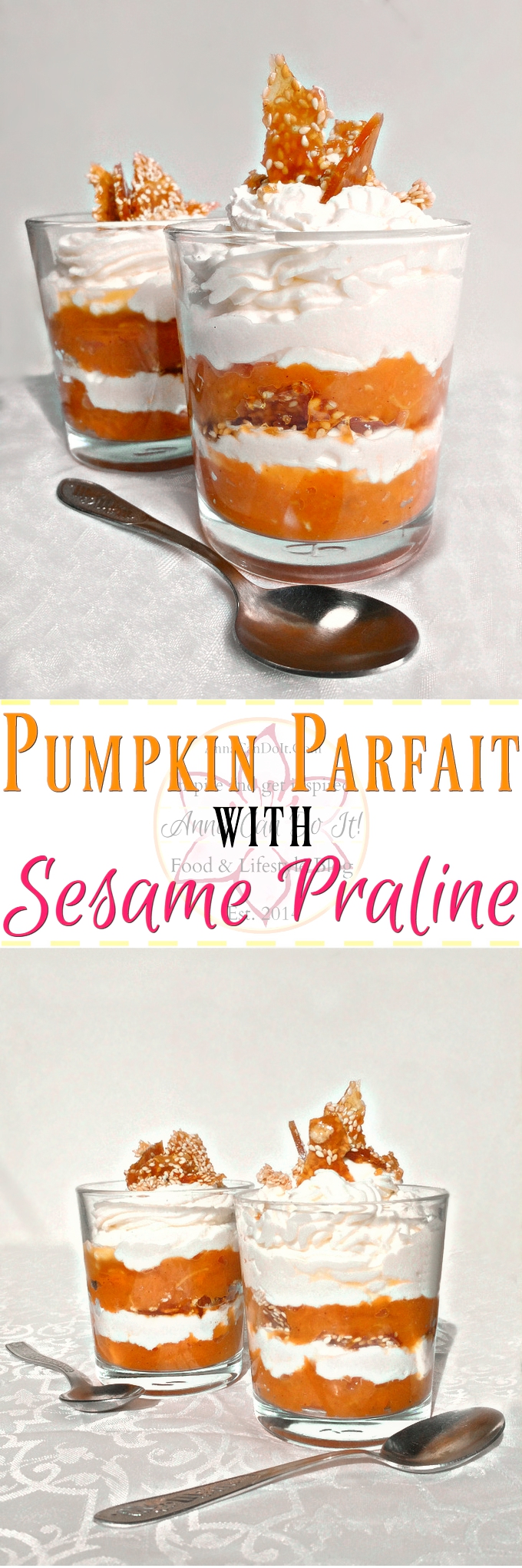 Pumpkin Parfait With Sesame Praline- Anna Can Do It!