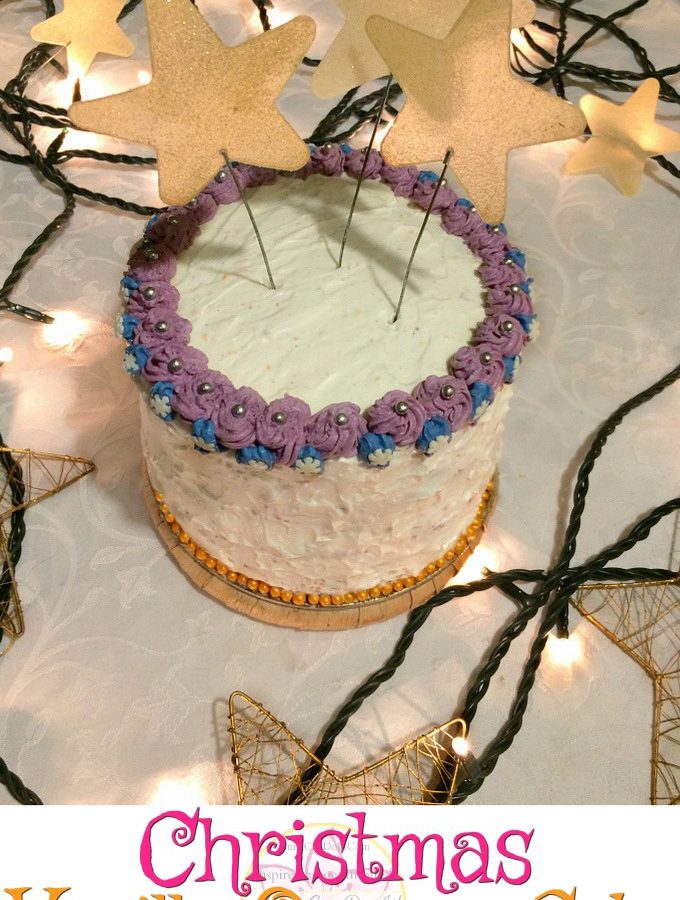 Blogmas 2016 Day 11 - Christmas Vanilla Orange Cake - Anna Can Do It! - This festive Christmas Vanilla Orange Cake will enrich your Christmas fiest! This cake is full of flavores starts from vanialla to orange, spiced up with blackberry jam.