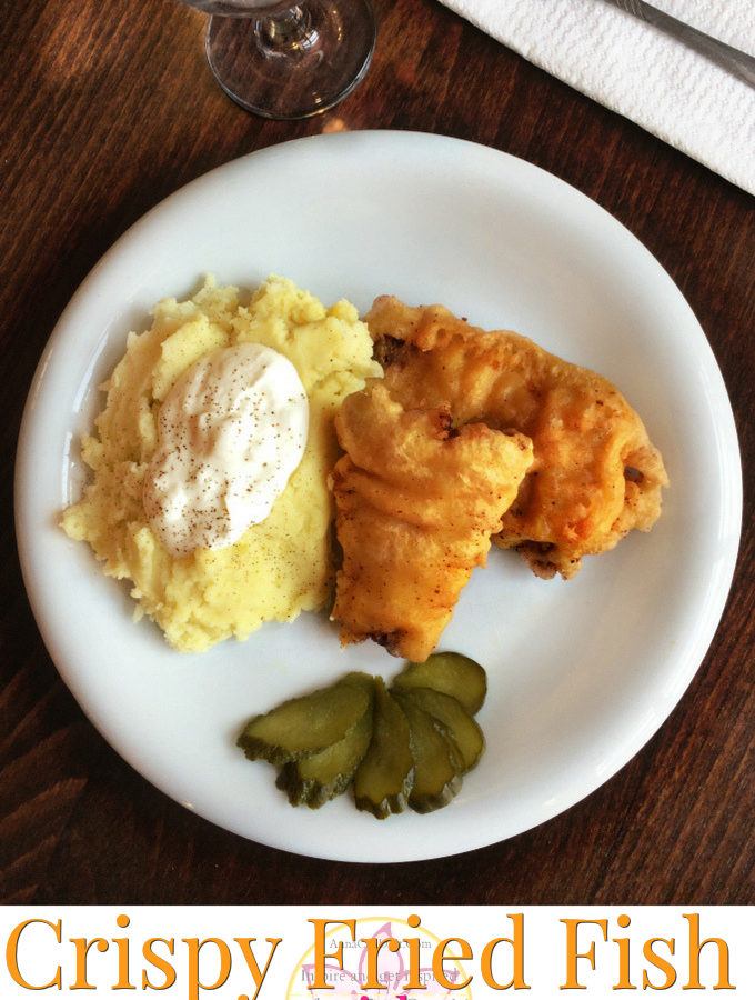 Light and Crispy Fried Fish with Creamy Mashed Potatoes - Anna Can Do It! - Light and Crispy Fried Fish with Creamy Mashed Potatoes is a perfect main dish. Also it's a simple recipe for an amazing batter-dipped fish and a simple, yet delicious mashed potatoes. This dish is ready within 30-45 minutes.