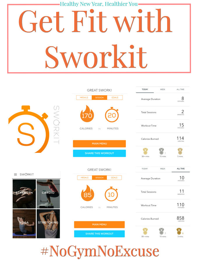Healthy New Year, Healthier You - Get Fit with Sworkit - Anna Can Do It!