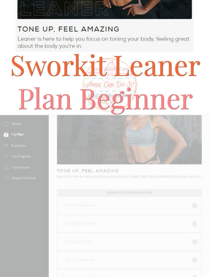 Sworkit Leaner Plan Beginner - Anna Can Do It!