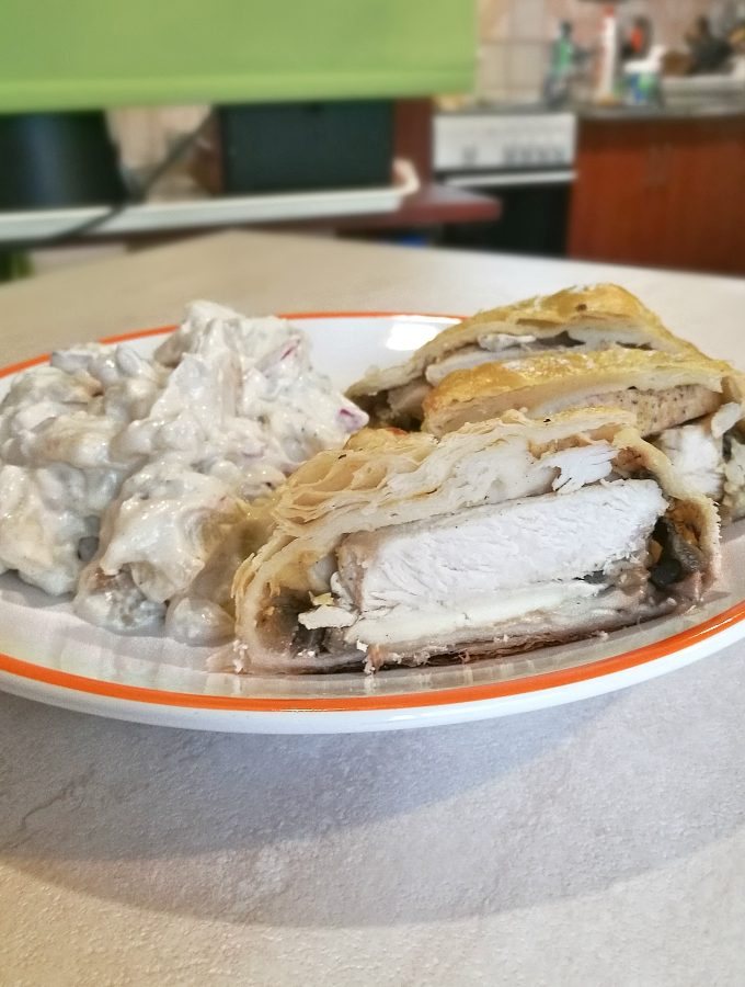 Chicken Mushroom Wellington - Blogmas 2017 Day 14 - Anna Can Do It!