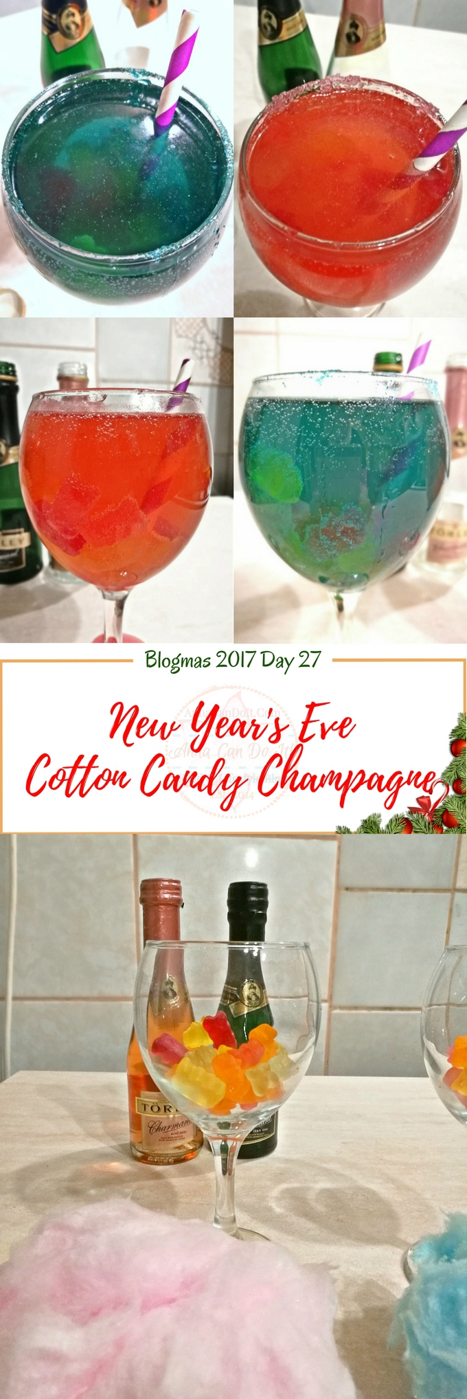 New Year's Eve Cotton Candy Champagne - Anna Can Do It!