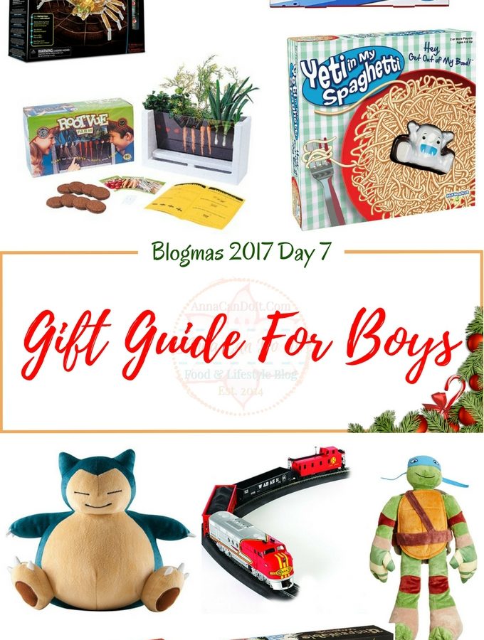 Gift Guide For Boys - Blogmas 2017 Day 7 - Anna Can Do It!