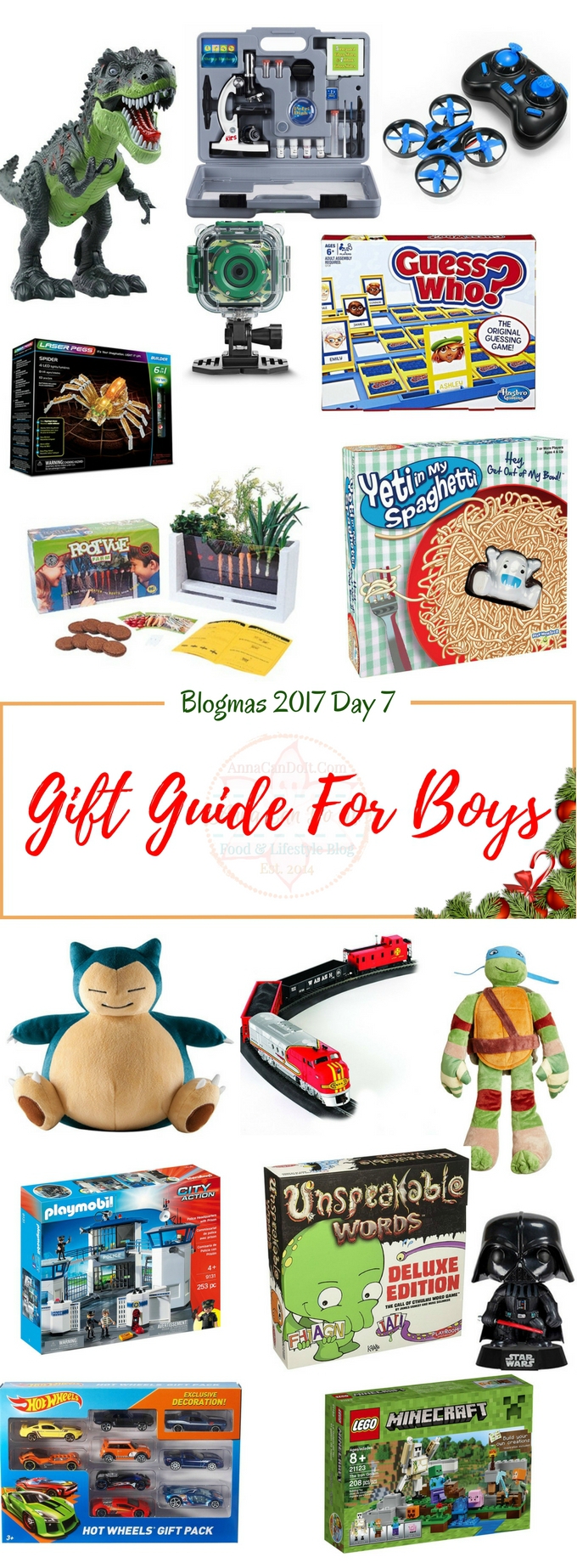 Gift Guide For Boys - Blogmas 2017 Day 7 - Anna Can Do It!
