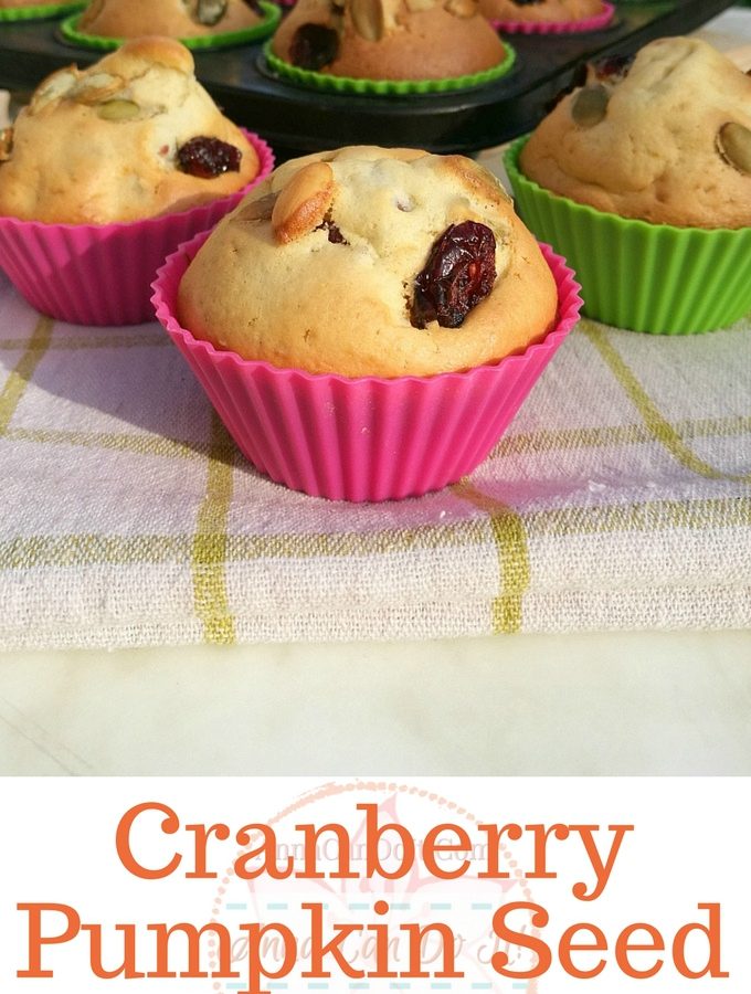 Cranberry Pumpkin Seed Muffins - Anna Can Do It!