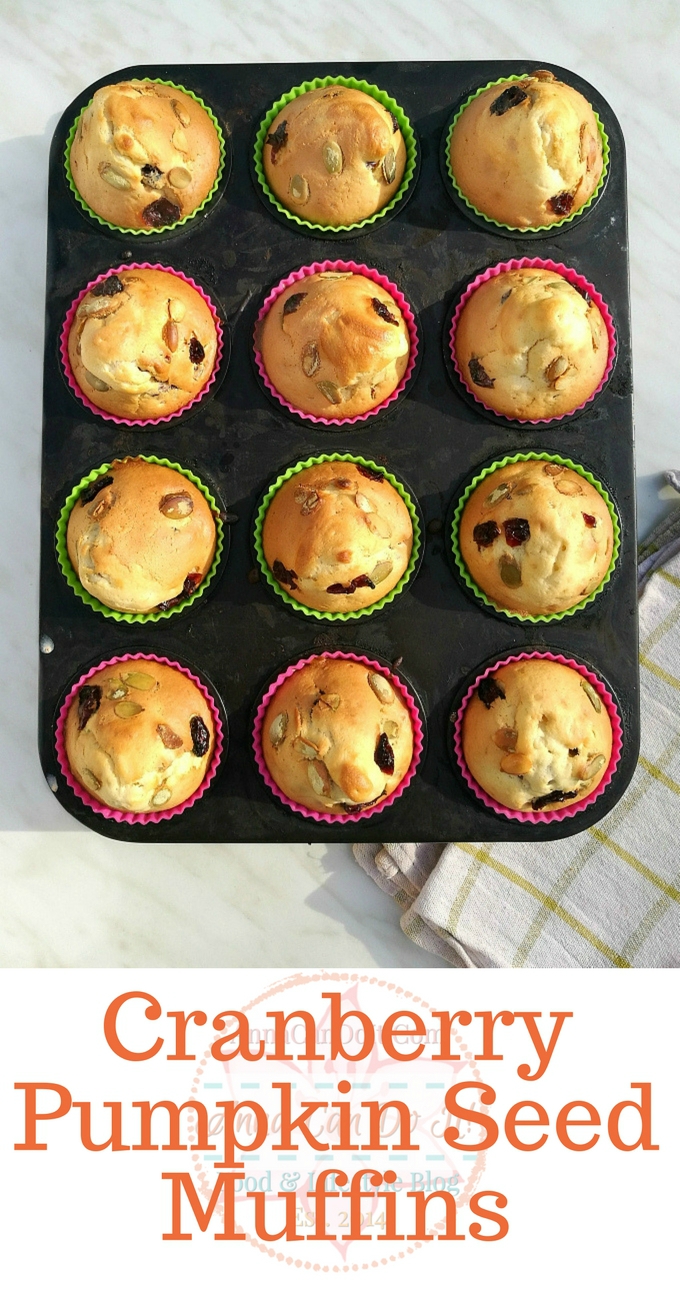 Cranberry Pumpkin Seed Muffins - Anna Can Do It!