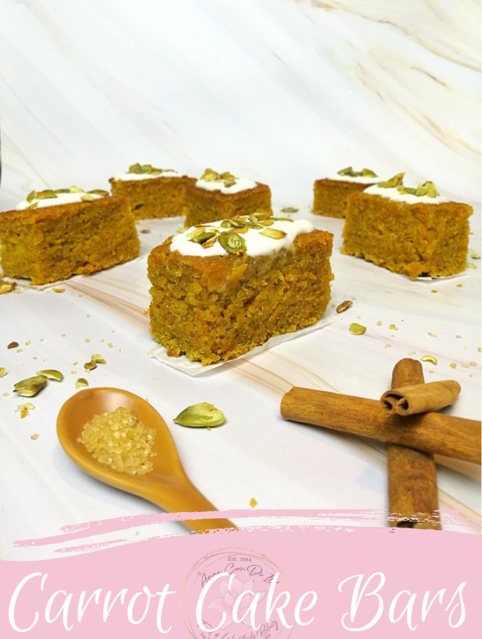 Carrot Cake Bars - Anna Can Do It!