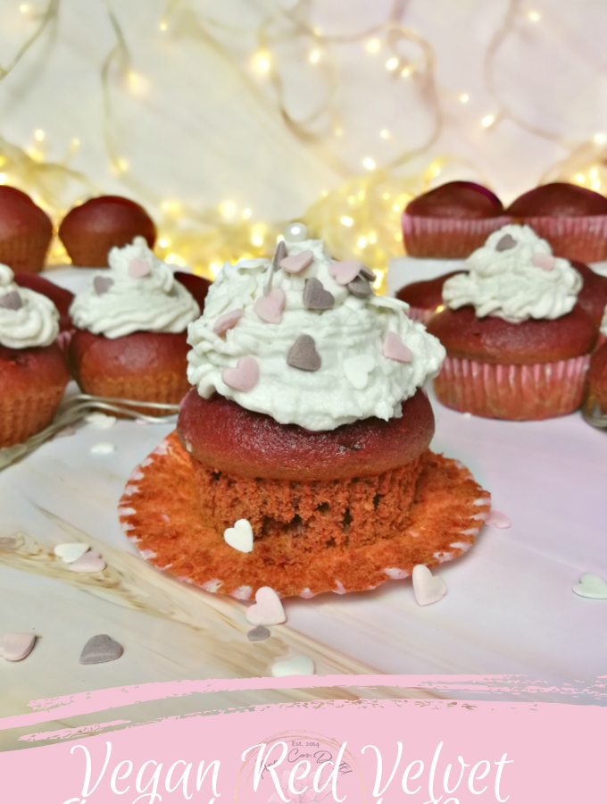 Vegan Red Velvet Cupcakes with Beets - Anna Can Do It!