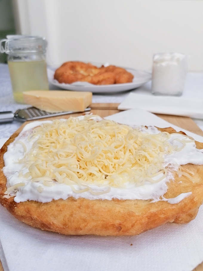 Hungarian Fried Dough – Lángos