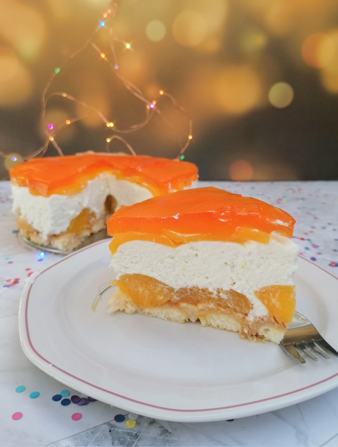 No-Bake Peach Cheesecake – 6th Blogiversary