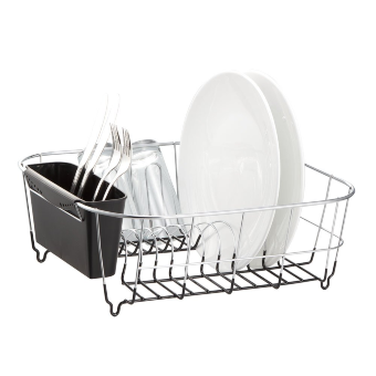 1pc 11 Detachable Slots Countertop Dish Drying Rack, Durable Stainless  Steel Dish Drying Rack For Pan, Pot Cover, Household Storage Organizer For  Desktop, Home, Dorm