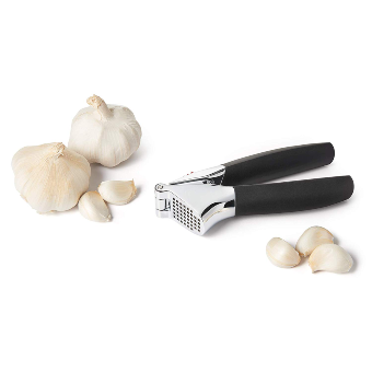 1pc Garlic Press, Stainless Steel Garlic Mincer & Peeler, Rust Proof Garlic  Crusher, Removable Inner Dish Design For Easy Clean And Filling Garlic