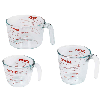 4.5oz Ounce Glass Measuring Cup Double Spouts Espresso Cup