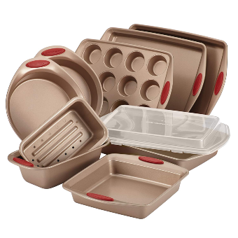 To encounter 31 Pieces Silicone Baking Pans Set, Nonstick Bakeware Sets,  BPA Free Silicone Molds, with Metal Reinforced Frame More Strength, Light